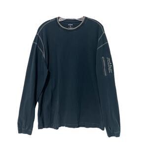 Kuhl Wildfibre Mens Blue Crewneck Pullover Sweatshirt Organic Cotton Size XL